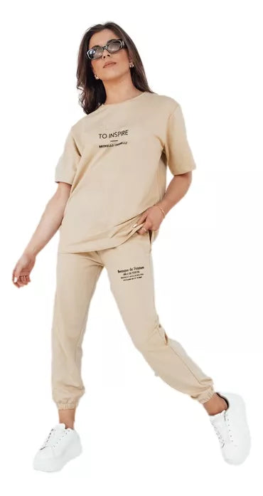 Moteriškas rusvas komplektas Dream