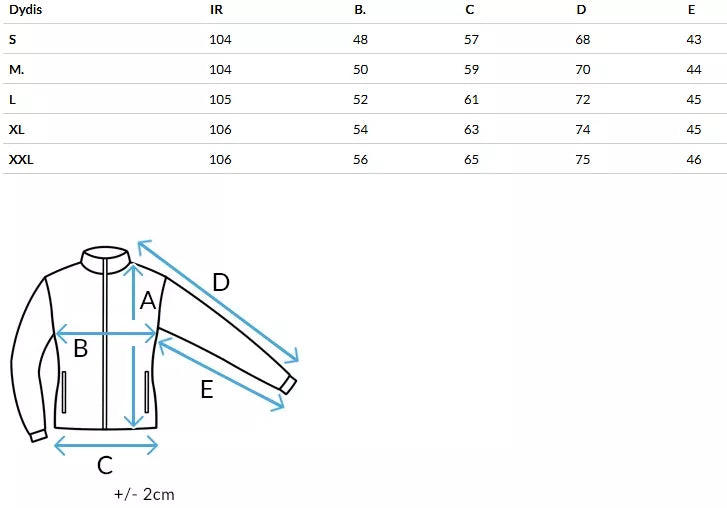 Ruda ilga moteriška striukė Harpe