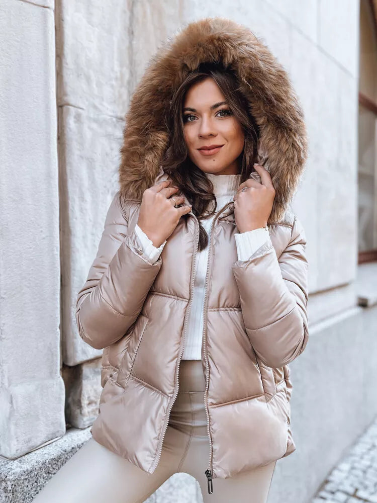 Rusva moteriška striukė Sparkle