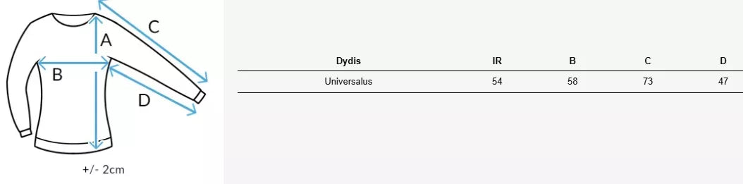 Moteriškas mėlynas megztinis Amour