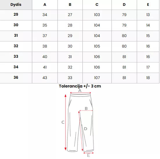 Vyriški juodi džinsai Everton