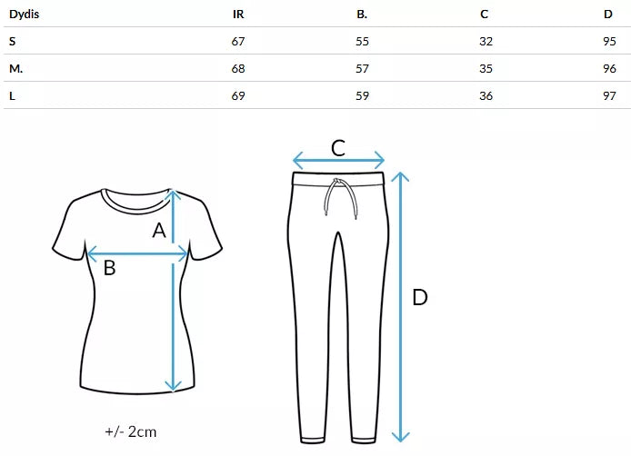 Moteriškas juodas komplektas Dream