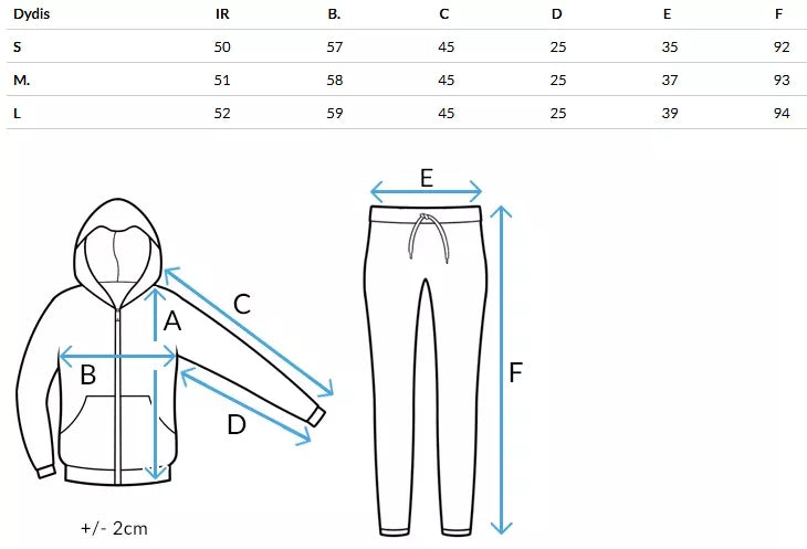 Moteriškas chaki komplektas Birweki