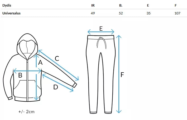Moteriškas baltas sportinis komplektas Sport Like