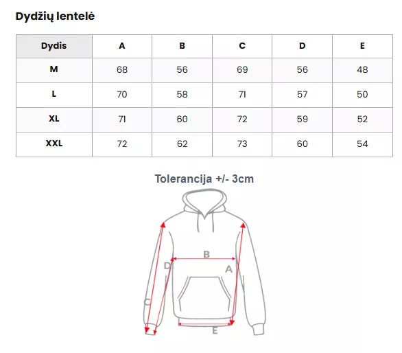 Rudos spalvos džemperis Lore