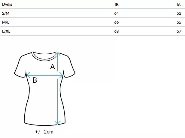 Moteriški balti marškinėliai Emotion