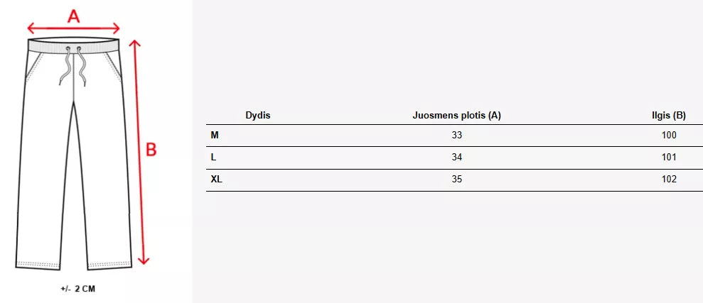 Vyriškos juodos laisvalaikio kelnės Harin