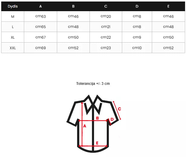 Vyriški polo balti marškinėliai Orland