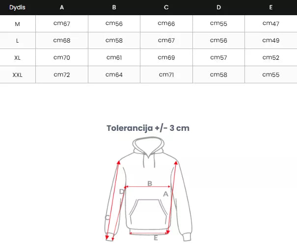 Vyriškas juodos spalvos džemperis be gobtuvo New York