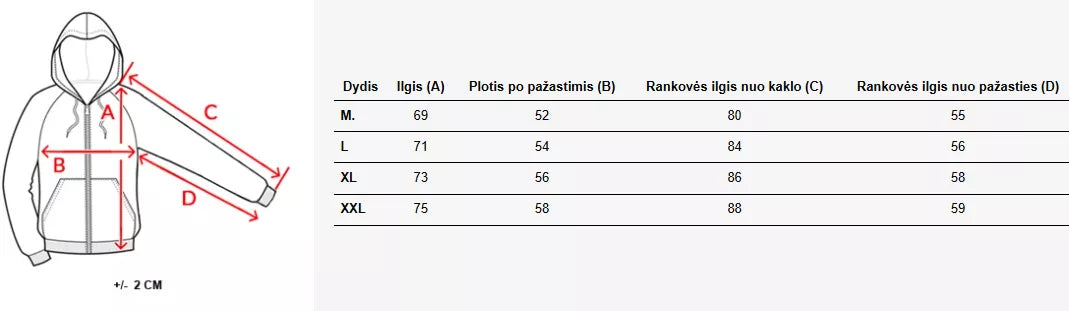 Vyriškas žalios spalvos džemperis su gobtuvu LTU