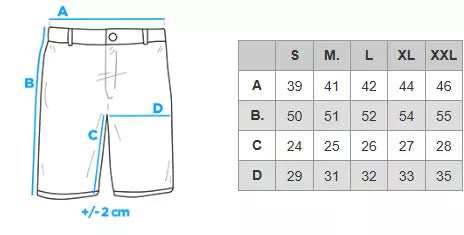 Vyriški chaki spalvos šortai Stuart