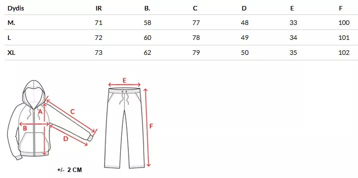 Vyriškas tamsiai mėlynas komplektas Ramy