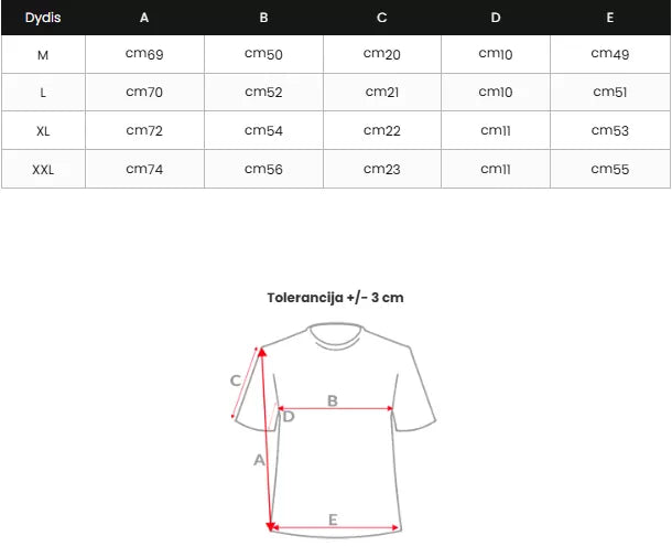 Vyriški balti marškinėliai Stary