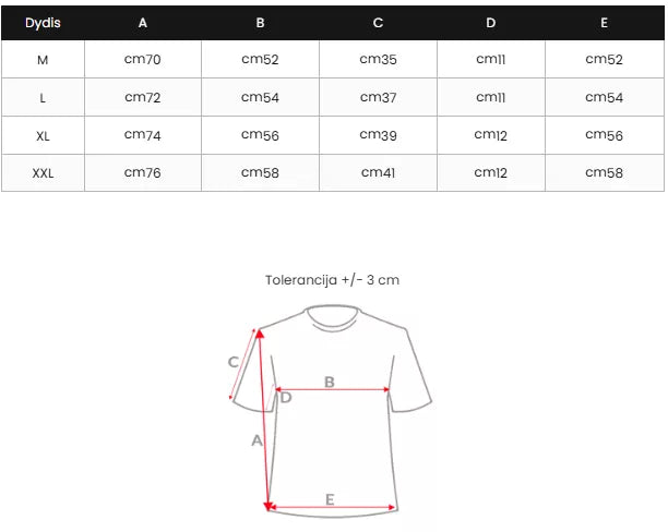 Pilki vyriški marškinėliai Rezer