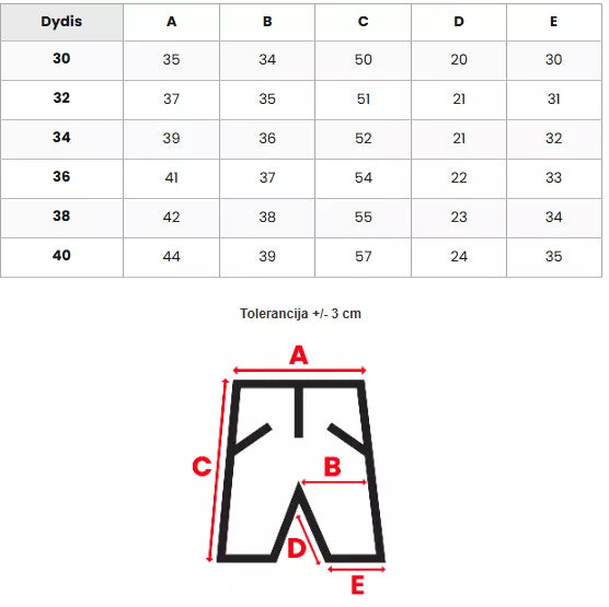 Vyriški mėlyni džinsiniai šortai Aldan