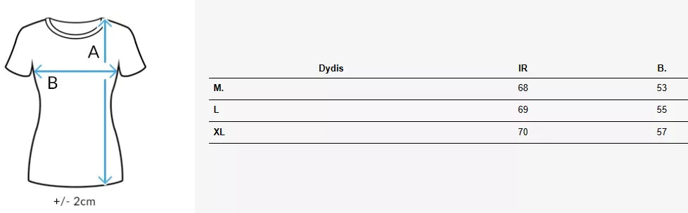 Moteriški juodi marškinėliai Swan