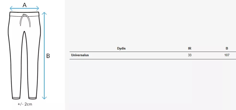 Moteriškos laisvalaikio kelnės juodos spalvos Seni