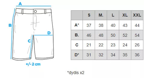Vyriški pilki džinsiniai šortai Makal