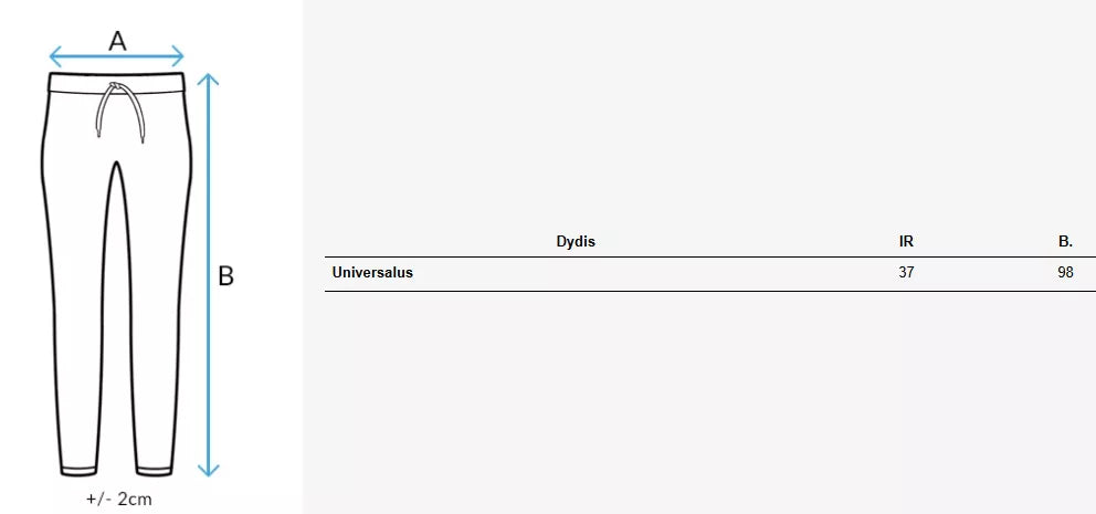 Moteriškos juodos kelnės Legis