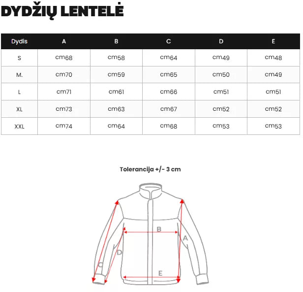Žieminė juoda vyriška striukė Dorian