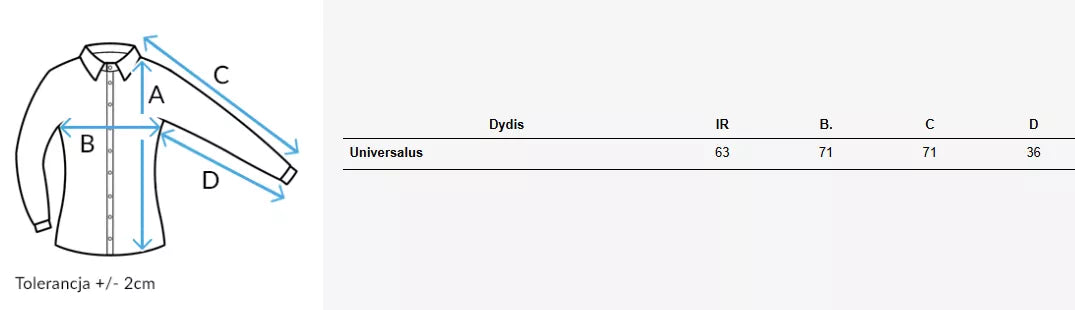 Moteriški balti marškiniai GALLUR