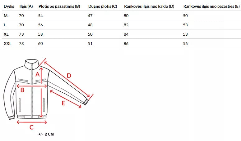 Vyriška juoda striukė su gobtuvu Stress