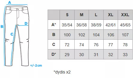 Vyriškos šviesiai mėlynos kelnės Kerni