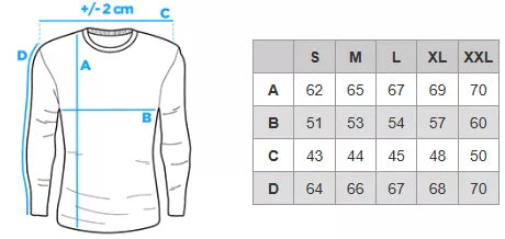 Vyriški polo marškinėliai ilgomis rankovėmis mėlynos spalvos Don