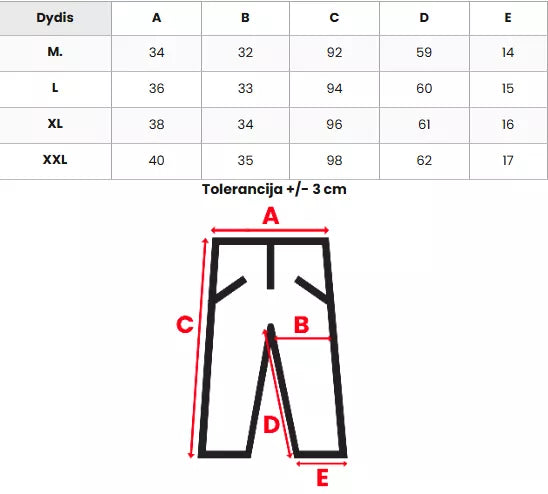 Vyriškos juodos laisvalaikio kelnės Arben