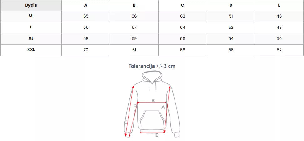 Vyriškas pilkas džemperis su gobtuvu Glum
