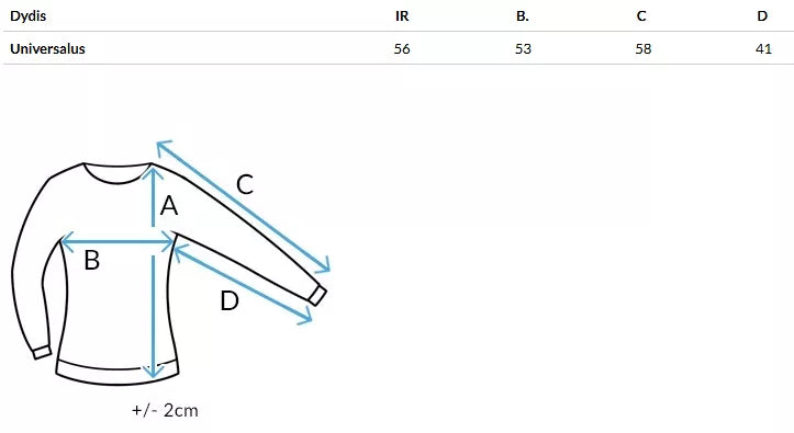 Moteriškas šviesiai rudas/baltas megztinis Tango