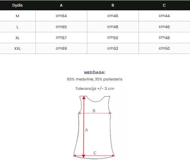 Berankoviai juodi vyriški marškinėliai Look