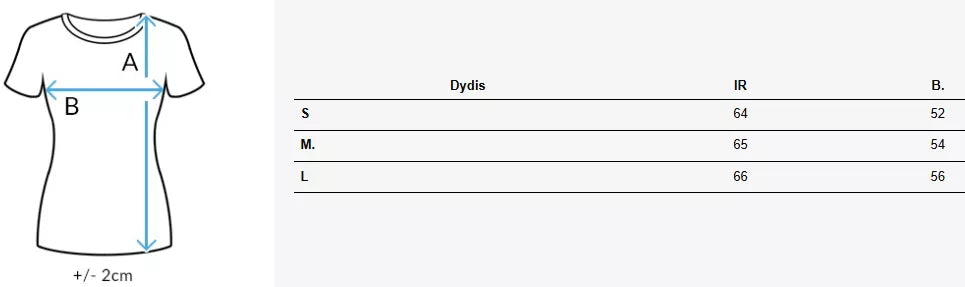 Moteriški šviesiai žalios splavos marškinėliai Mila