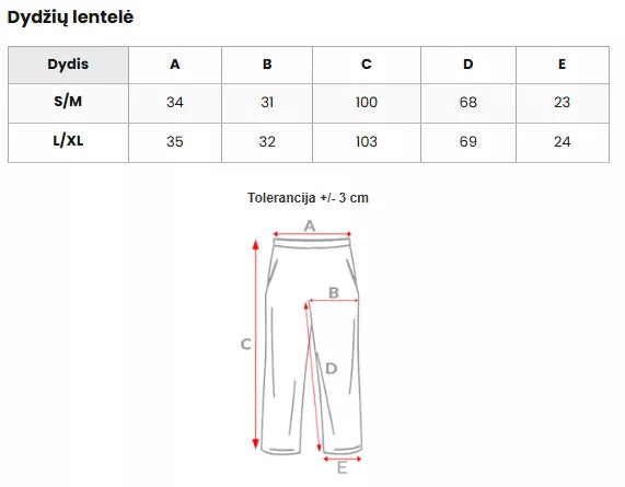 Moteriškos mėlynos kelnės Glory