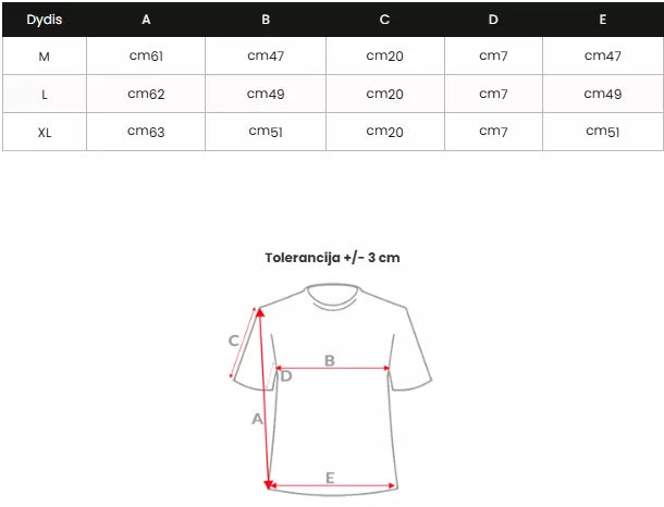 Vyrški juodi marškinėliai Bicon