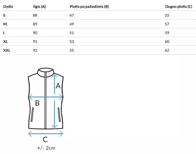 Moteriška žaliai liemenė su gobtuvu Dona