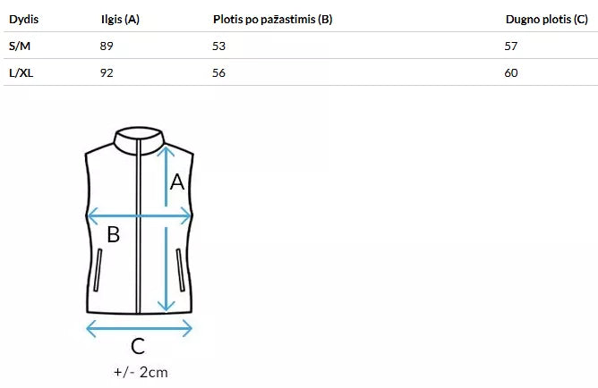 Moteriška juoda /mėlyna liemenė Chester