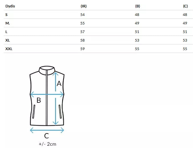 Moteriška balta dvipusė liemenė Puff