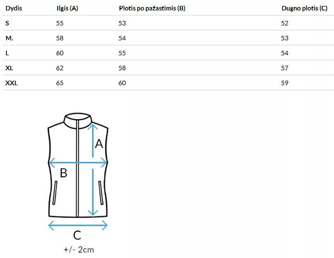 Moteriška juoda liemenė su gobtuvu Teros