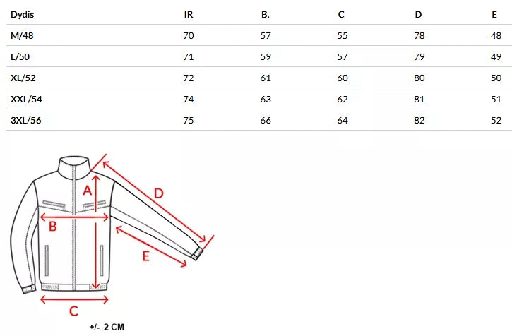 Vyriška tamsiai mėlyna striukė Teros
