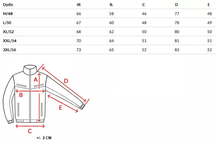 Vyriška tamsiai mėlyna striukė Kuder