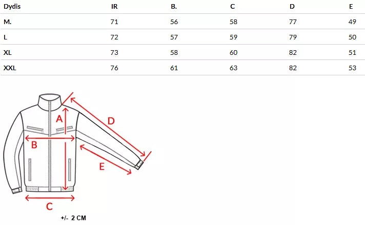 Vyriška ruda striukė su gobtuvu Jack