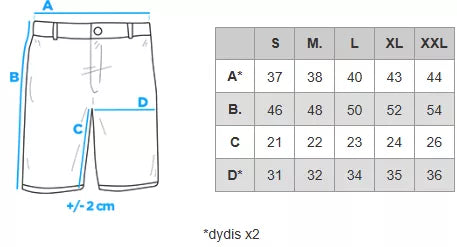 Vyriški balti džinsiai šortai Celtic