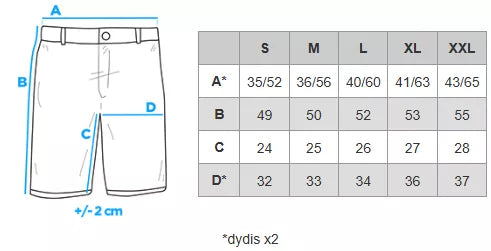 Vyriški šviesiai mėlynos spalvos šortai Sport