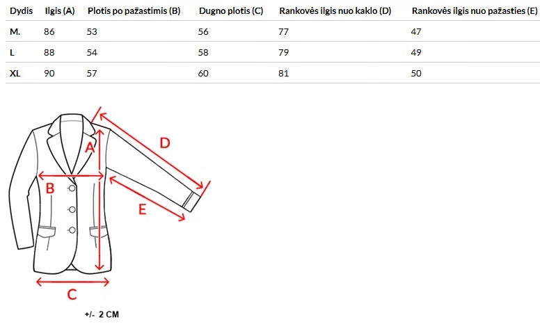 Vyriškas juodas paltas Nelly