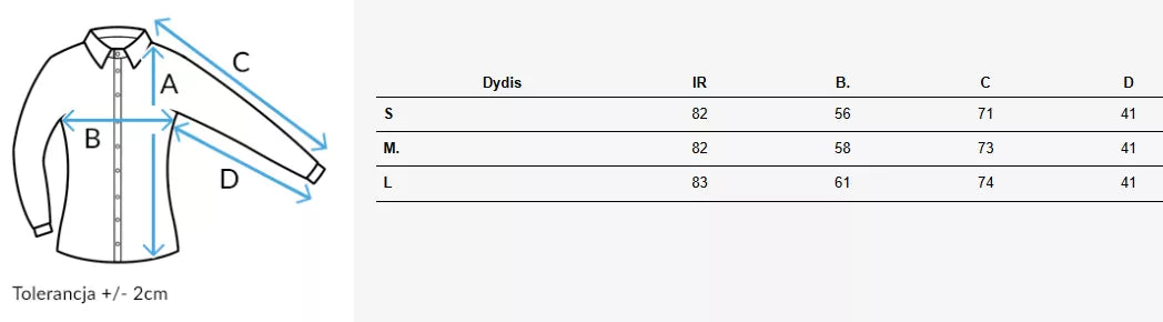 Moteriški šviesiai mėlyni marškiniai Levy