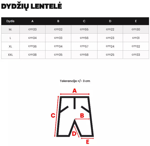 Vyriški juodi sportiniai šortai Novak