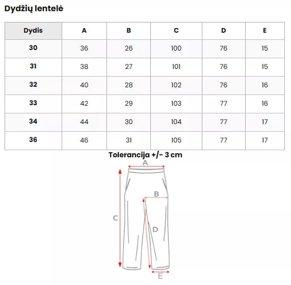 Vyriškos juodos kelnės Alton