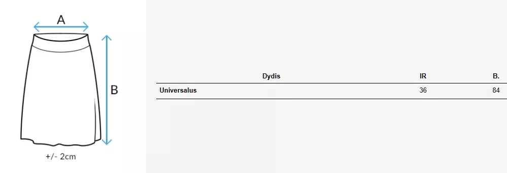 Moteriškas mėtų spalvos tiulio sijonas Milani