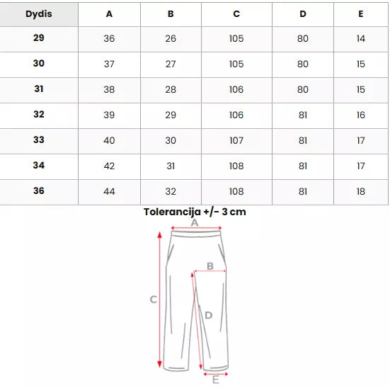 Vyriški juodi džinsai Monte
